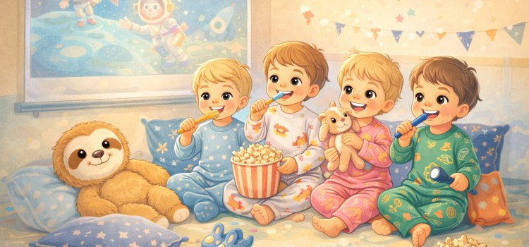 Pyjamaparty in der Kita